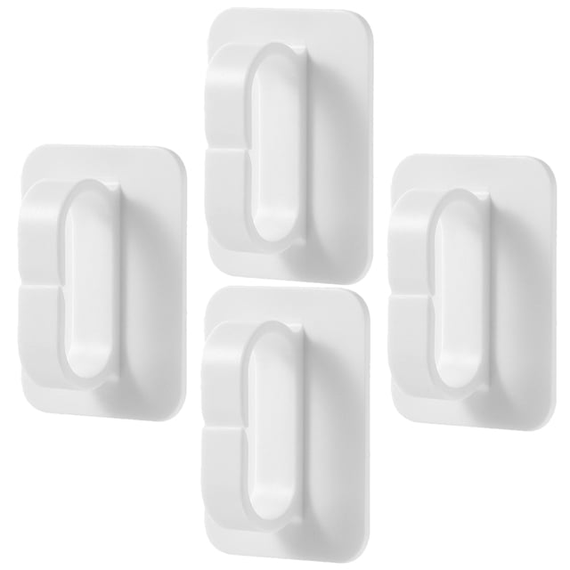 IDEANATEGRATE 4Ud Gancho Adhesivo Para Pared Soporte Multifuncional En Hips Color Para Hogar