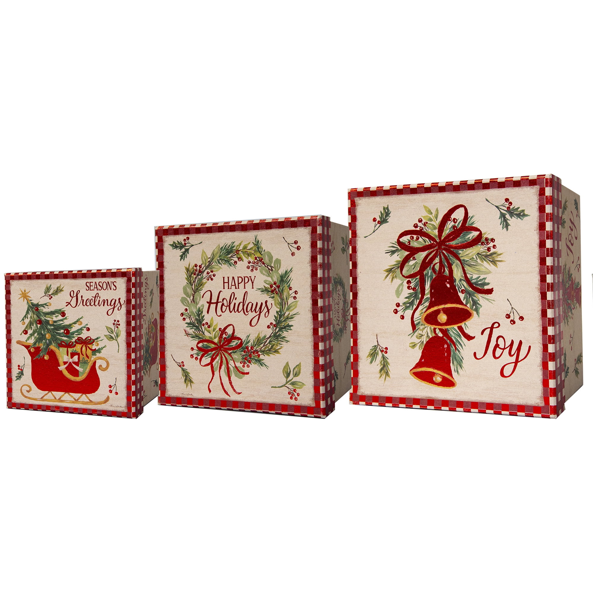 Holiday Christmas Set of 24 Cardboard Cheers Coasters 2 Packs 