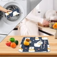 thumbnail image 6 of Cute Alpaca Pattern Drying Dish Mat Quick Drying Absorbent Soft Durable for Kitchen 18" x 24", 6 of 10