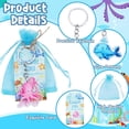 thumbnail image 4 of Serencatcher Under The Sea Party Favors, 72pcs Ocean Animal Baby Shower Birthday Decorations with Sea Animal Keychains Thank You Tags Blue Organza Bags for Ocean Sea Baby Shower Birthday Party, 4 of 5
