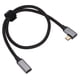 thumbnail image 5 of Cable de extensión tipo C con curvatura en ángulo recto, Cable de extensión 4K 100W PD 5A HK tipo C Cable de extensión H KUSBC Funcionalidad inteligente, 5 of 8