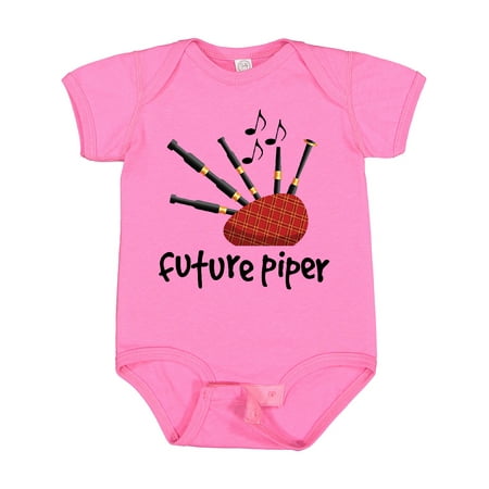 

Inktastic Bagpiper Kids Future Piper Gift Baby Boy or Baby Girl Bodysuit