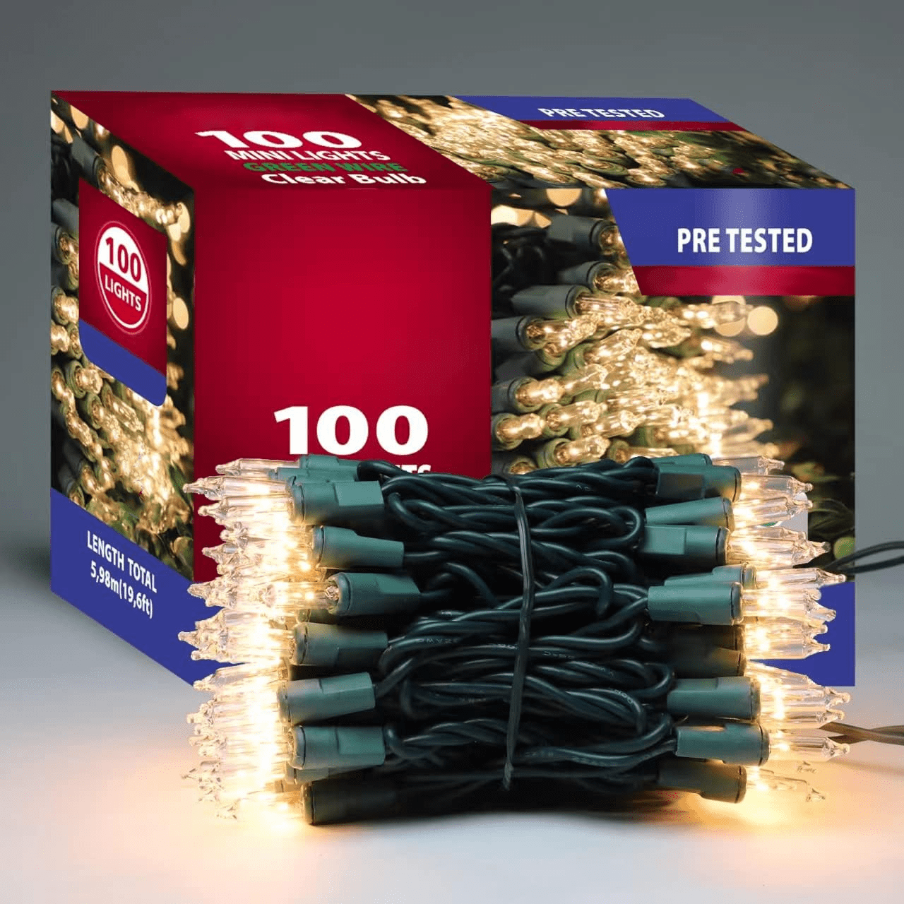 Home Accents Holiday 150 Mini Incandescent Clear Net Lights