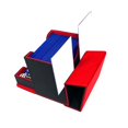 thumbnail image 5 of Caja de Almacenamiento Portátil de Juegos de Mesa, Protector de Tarjeta, Caja de Almacenamiento de Gran Capacidad Negro y Rojo, 5 of 5