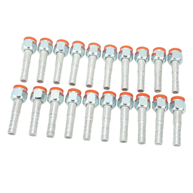 Connecteurs de Tuyau de Réfrigérant, 20 Pcs Raccord de Tuyau AC Résistant aux Produits Chimiques Haute Résistance pour Voitures pour Véhicules d'Ingénierie 5/8 Po,1/2 Po,3/8 Po