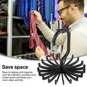 Tzgsonp Spinning Tie Rack and Belt Hanger (2 Pack) Ultimate Hanger Holder Hook for Storing Neck Ties, Belts, and Scarves