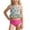 Hot Pink, variant on REDARER Summer Girls Cartoon Printed Bowknot Two Piece Swimwear Swimsuit Bikini,Girls Swimsuit,12-18 Months