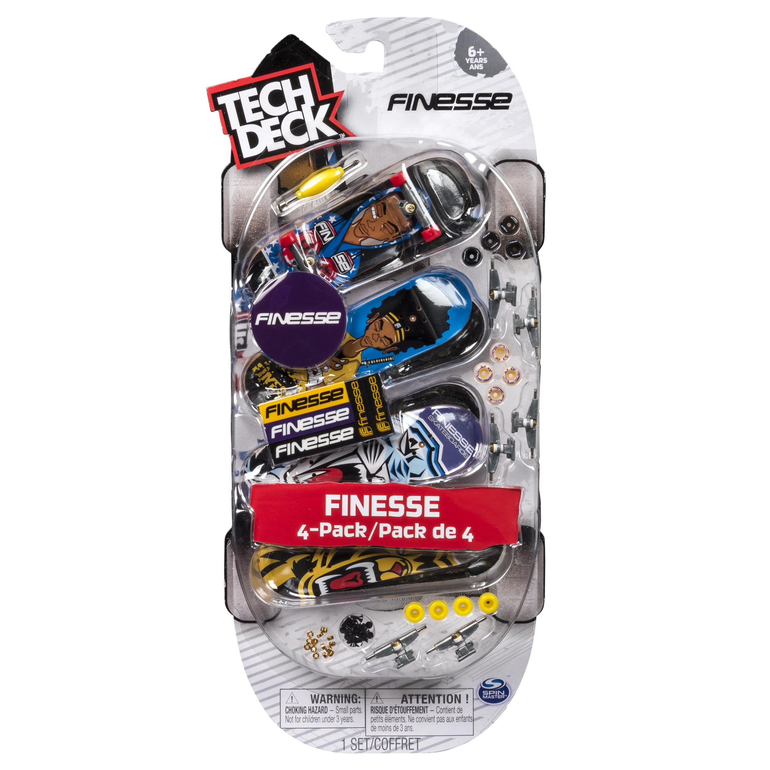 Tech Deck 96mm Fingerboards 4Pack Finesse