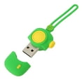 thumbnail image 4 of Disco U de dibujos animados compatible con intercambio en caliente Plug and Play USB2.0 Disco flash USB Stick para teléfono móvil Computadora Verde 16G, 4 of 10