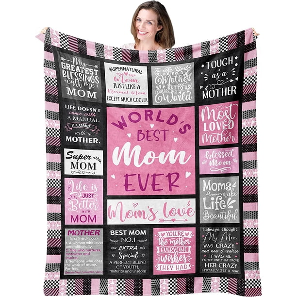 LHSHID Gifts for Mom Blanket Mom Birthday Gifts Mother Gifts Mom Blanket Perfect Presents for Mom to My Mom Presents Ideas Great Mom Gift 30"x40"