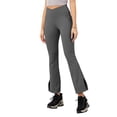 thumbnail image 2 of Langwyqu Women's Bootcut Yoga Pants Crossover Female Casual Trousers Split Flare Leggings with Pocket, 2 of 5
