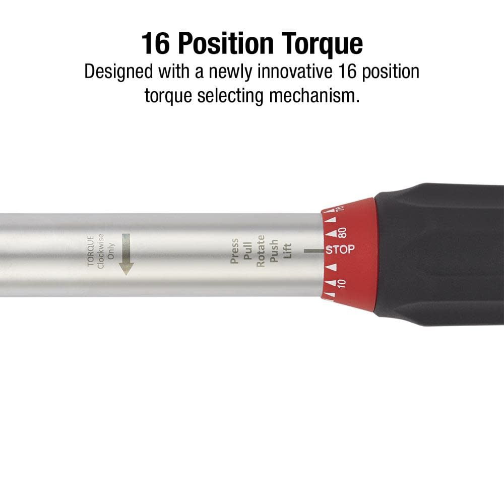 Sunex Indexing Torque Wrench 3/8In Drive