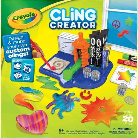 Crayola Cling Creator, Kids Activity Kit, Custom Window Clings