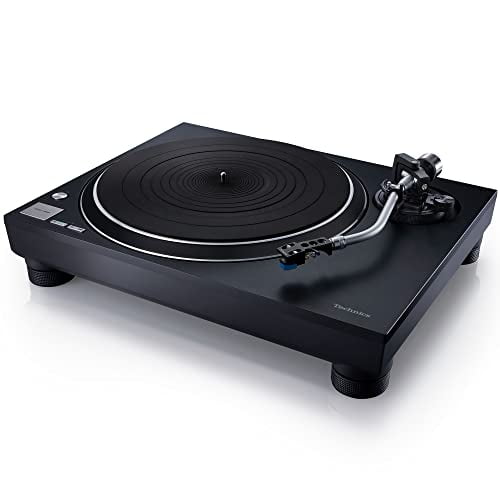 Tocadiscos Technics, tocadiscos HiFi de clase premium con Coreless Direct, reproducción estable, cartucho de grado audiófilo y brazo de elevación automática, cubierta antipolvo incluida – SL-100C, neg