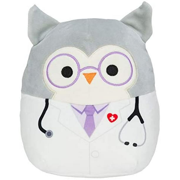 Squishmallow Heroes 5 inch Hoot the Owl Doctor Plush Toy, Stuffed Animal, Grey - Walmart.com