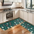 thumbnail image 3 of Kitchen Rugs Sets Of 2,Dark Green Christmas Tree Pattern Anti Fatigue Kitchen Mat Rugs Non Slip Washable,Decorative Kitchen Floor Mats for Kitchen,Sink,Laundry,17"X47", 3 of 5
