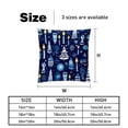 thumbnail image 5 of Hanukkah Set of 2 Velvet Throw Pillow Covers Inserts for Bed Pillow, Decorative Pillows - 16x16 18x18 20x20 Inches with Unique Patterns for Various Occasions, 5 of 6