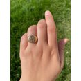 thumbnail image 4 of The Bolivia: Turn of the Century Rose Gold Hand Engraved Initial Ring, 4 of 5