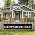 thumbnail image 5 of Colorful Neon Style Happy Birthday Banner Background Party Decors for Birthday Party Photography Props Celebrations Events Decorations, 5 of 7