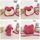 thumbnail image 4 of Bolsa Muñeca de dibujos animados oso gato de hombro de felpa niños cruzados de invierno (rojo) Likrtyny Para Estrenar, 4 of 9