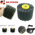 thumbnail image 2 of Satinizing Roller Nylon Brush Satinizing Brush Sanding Roller for Grinding Machine , 80 Grit, 2 of 7
