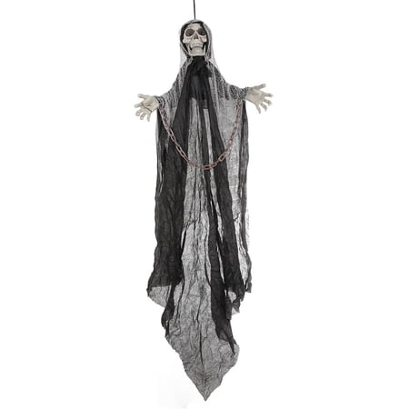 Halloween Decorations Gifts Halloween Gray Cloak Statue Weird And Of Outdoor Space Which A Of Whimsy And Charm To Your Outdoor Space for Halloween Party,