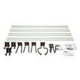 Hyper Tough 12Piece QuickRelease Snap Rail Kit Garage Organizer