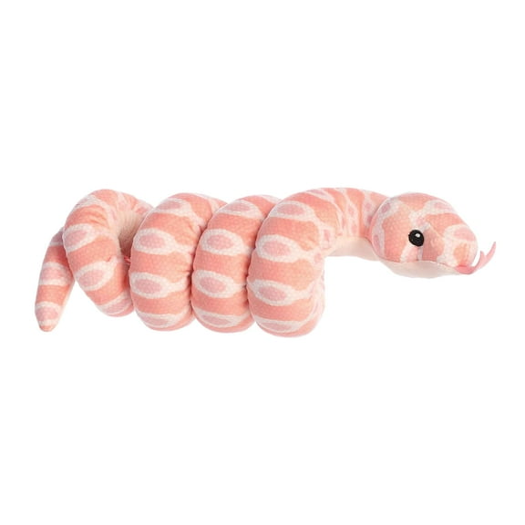 Aurora - Small Pink Snake - Wrist Wranglers Snow Corn Snake - Playful Stuffed Animal