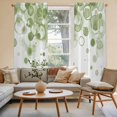 thumbnail image 2 of Sage Green Gradient Kitchen Curtain for Berdoom Living Room Cafe 72 Inch Length, Abstract Polka Dots Vintage Modern Tiers Curtains Light Filtering Drapes Window Treatment 2 Panels 52"Wx72"L, 2 of 8