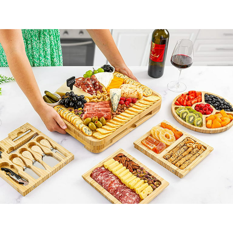 Zulay Kitchen Extra Thick Plastic Cutting Boards 6 Piece Set, 6 - Foods Co.