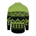 thumbnail image 7 of Men's Knitted Cardigan Sweater Shawl Collar Long Sleeve Sweaters Color Block Tops Heavy Weight Fall Winter Outfits Green 2XL, 7 of 7
