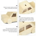 thumbnail image 3 of GETAJGHSD Wood Car Shaped Piggy Bank Diy Graffiti 2Pcs 5.89X3.14X2.16in, 3 of 9