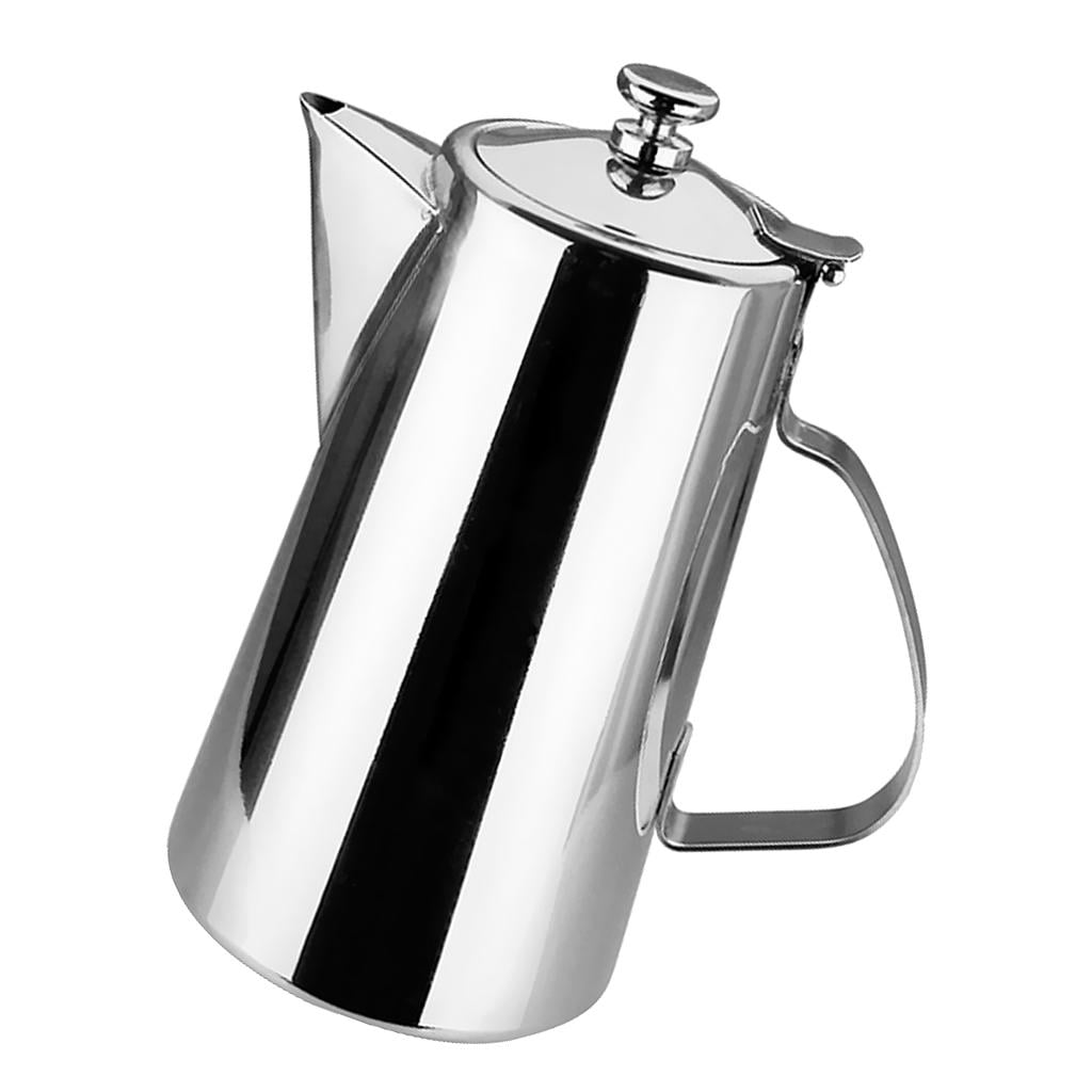 deevoka 2x1.7L Stainless Steel Water Coffee Pot Ice Tea Jug Kettle Pitcher with Lid #2
