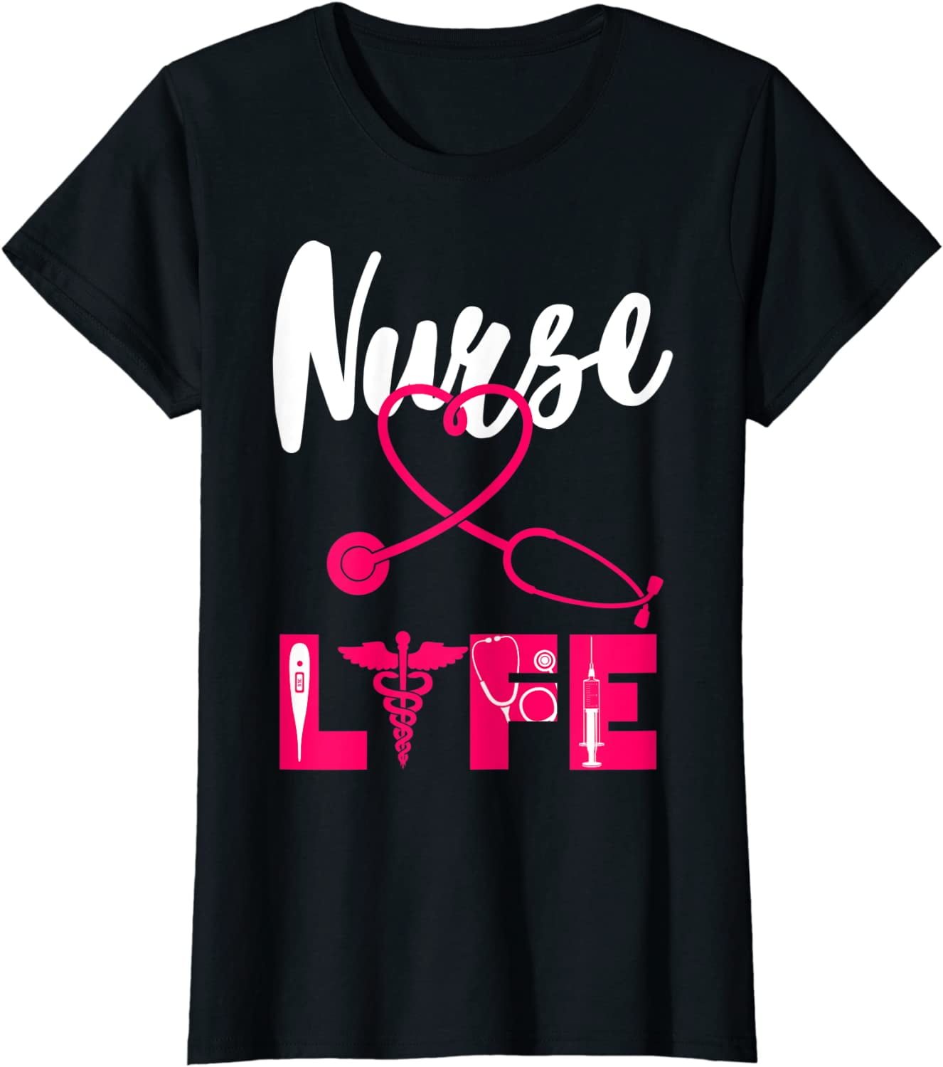 RN LVN CNA Nurse Life Medical Cool Nursing Graduate Gift T-Shirt ...