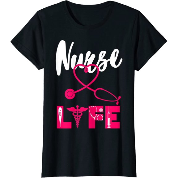 RN LVN CNA Nurse Life Medical Cool Nursing Graduate Gift T-Shirt