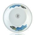 thumbnail image 4 of Novomoskovsjka Posuda Blueberry Enamel Serving Bowl Set of 2 pcs Shatterproof Enameled Steel Fruit and Salad Bowls for Cooking Enamel Mixing Bowl for Indoor and Outdoor Use Metal Bowls, White Blue, 4 of 6