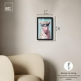 thumbnail image 5 of Pastel Cheetah Bubblegum Shadowbox Print Glam Wall Decor by Art Remedy, Black Frame, 10 x 15, 5 of 7