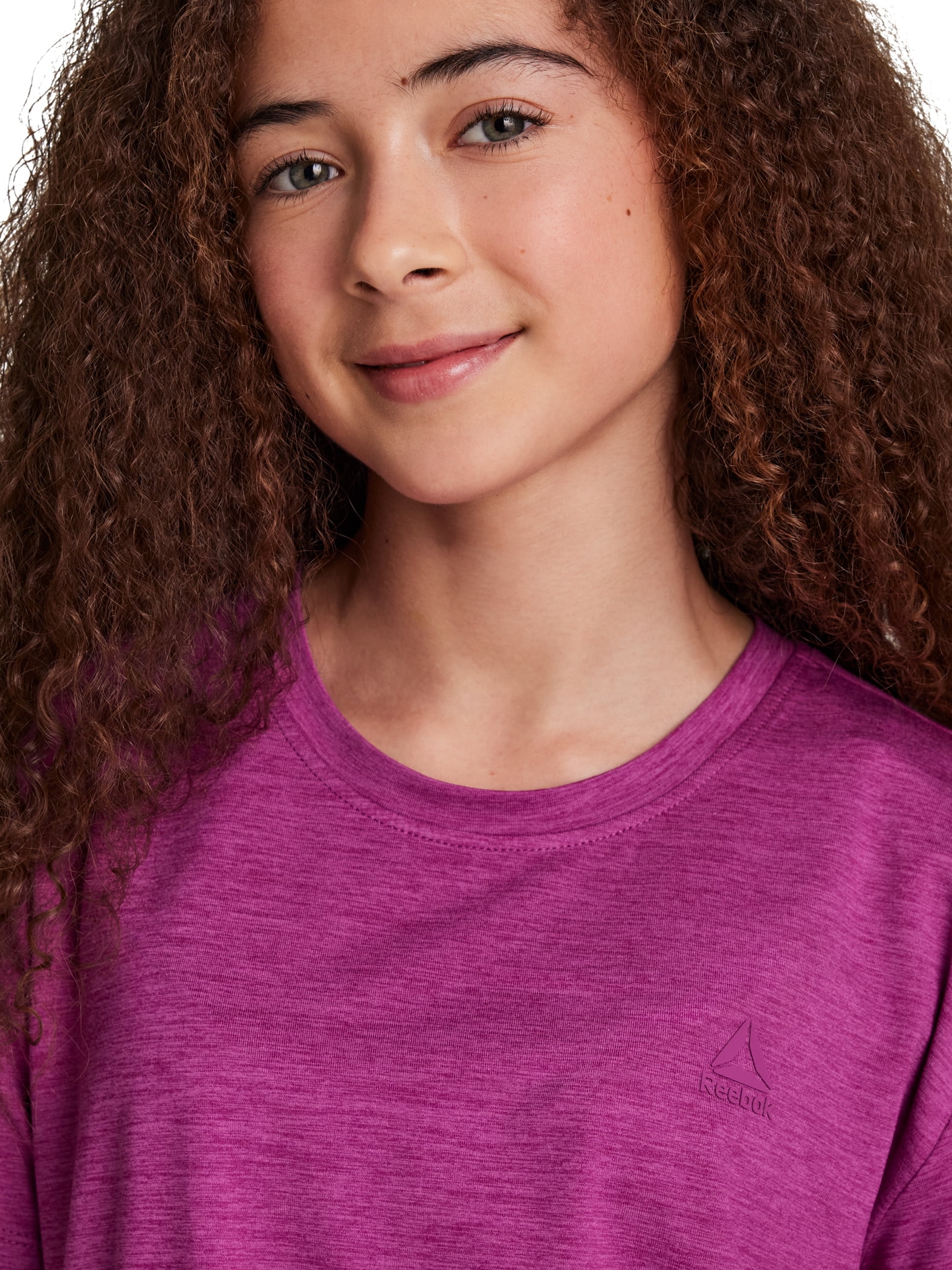 Reebok Girl's Legacy 2.0 Meet & Greet Short Sleeve Performance Top, Sizes 4-18