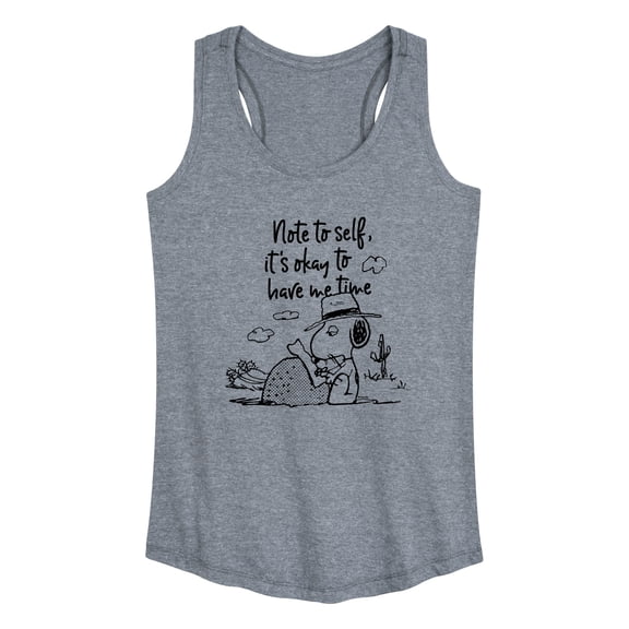 Peanuts - Spike Note - Women's Racerback Graphic Tank