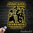 thumbnail image 3 of Handmadetneonsign Custom Text Like Father Like Son Metal Sign Wall Art LED Light, Father's day gift, 3 of 5