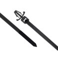 thumbnail image 2 of Secure Cable Ties 6 Inch UV Black Standard Winged Push Mount Cable Tie - 100 Pack, 2 of 4