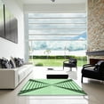 thumbnail image 7 of Ahgly Company Machine Washable Indoor Square Transitional Mint Green Area Rugs, 7' Square, 7 of 7