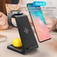 thumbnail image 4 of Estación De Carga De Reloj Inteligente Para Teléfono Con Cargador Inalámbrico De 10 W Compatible Con Iphone F Galaxy Watch Buds 3 En 1 matsuzay EL011606-00, 4 of 5