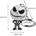 thumbnail image 4 of Llavero de resina con hebilla de metal Foohvr decoración personalizada regalo navideño de Halloween, 4 of 5