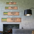 thumbnail image 2 of LIBREVILLE GABON Vintage Plastic Street Sign Gabonese flag city country road wall gift | Indoor/Outdoor | 18" Wide, 2 of 4