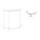 thumbnail image 1 of Mesita de noche de acrílico,Mesa auxiliar de acrílico transparente Mesa auxiliar transparente en capas,Mesa pequeña de acrílico,mesita de noche pequeña,compacta,Escultura de ángel,Estatua, 1 of 8