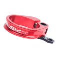 thumbnail image 4 of Abrazadera para de Sillín de Bicicleta para Bicicleta de Montaña, Bicicleta de Carretera, Bicicleta Informal, Aleación de Aluminio de Alto Rendim Rojo 34.9mm Macarena Abrazadera de la tija del sillín de la bicicleta, 4 of 8