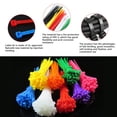 thumbnail image 3 of Small Zip Ties Mini Zip Ties Electrical Cable Ties Heavy Duty Zip Ties For Outdoor Use Cable Tie Zip Ties 4 Inch (100 Pack) Tie Wraps, 3 of 6