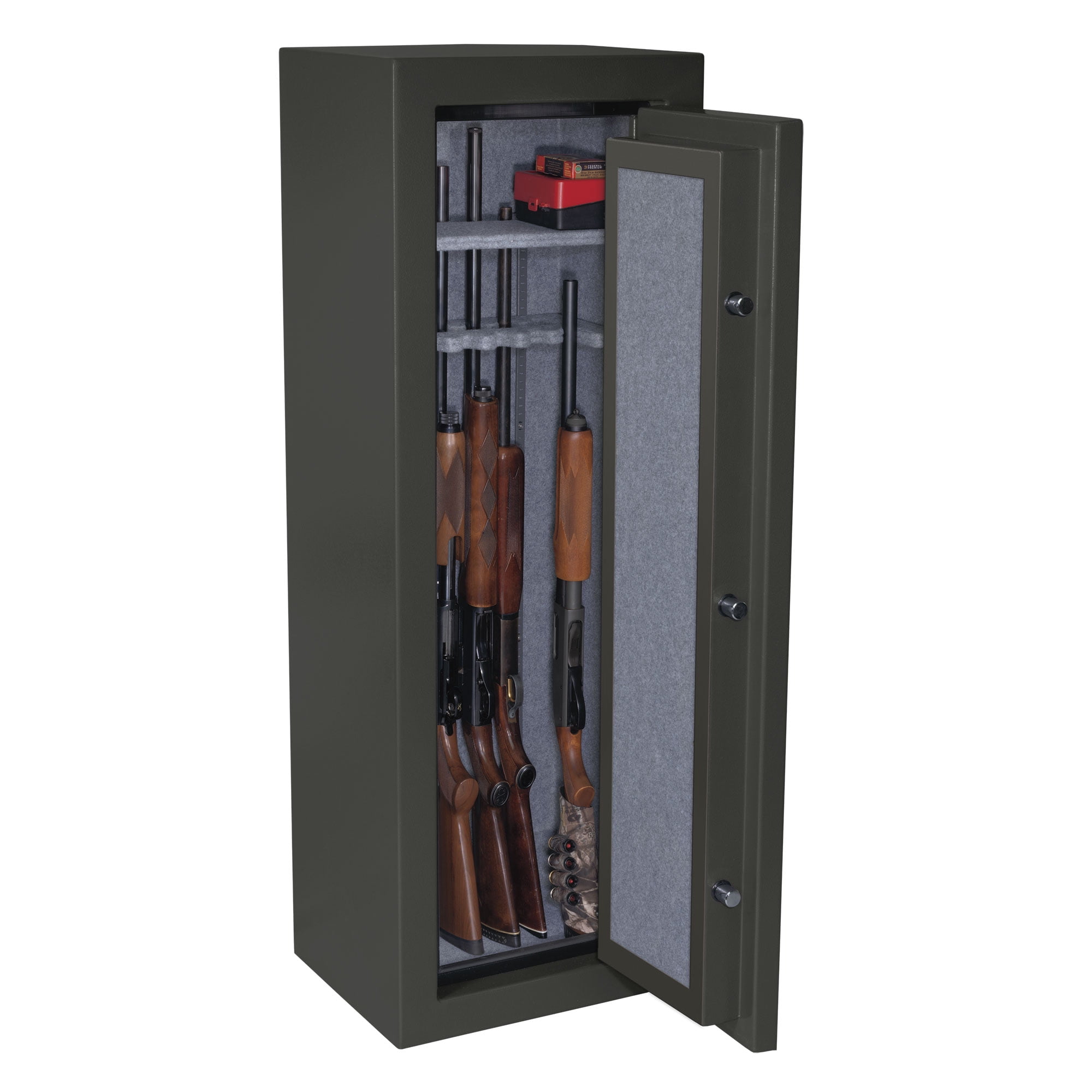 New Sentinel Security 10 Gun Cabinet Safe Rifle Shotgun Firearms Storage Locker 