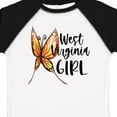 thumbnail image 4 of Inktastic West Virginia Girl Butterfly Girls Toddler T-Shirt, 4 of 5